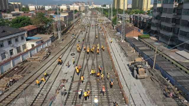 鄒平鐵路貨運專用線接入膠濟線 百年周村站改造工程順利開通