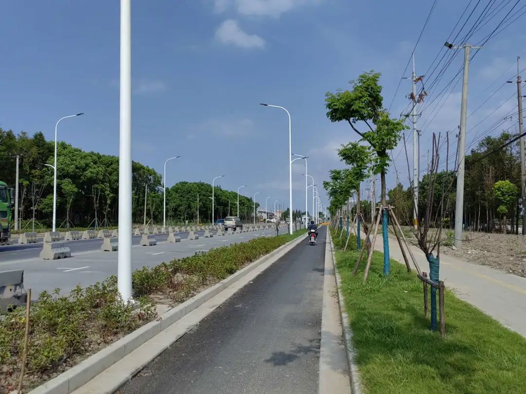 沪南公路改建工程加快推进，预计年底竣工